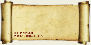 Jovana Maglić vizit kartica